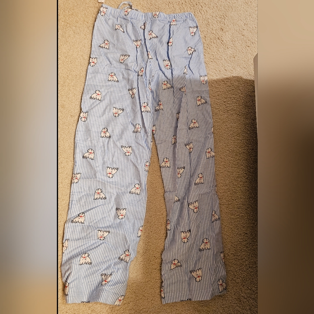 GAP Light Blue Striped Pajama Pants - Picture 5 of 5